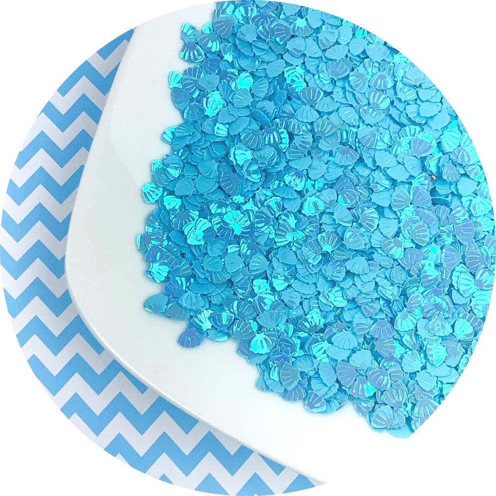 Holographic Sea Shell Glitter - Shop Slime & Craft Supplies