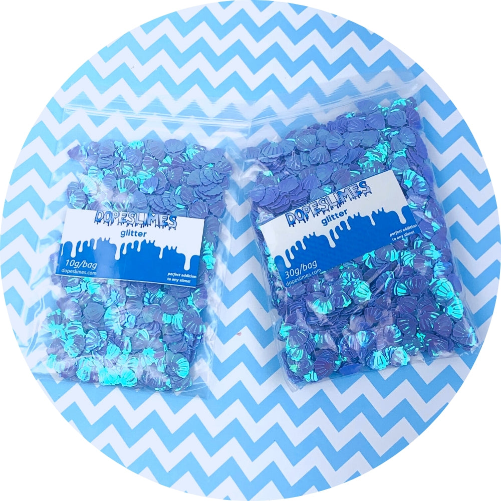 Holographic Sea Shell Glitter - Shop Slime & Craft Supplies