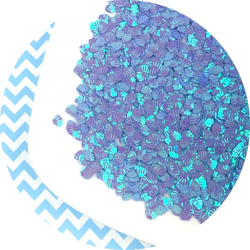 Holographic Sea Shell Glitter - Shop Slime & Craft Supplies