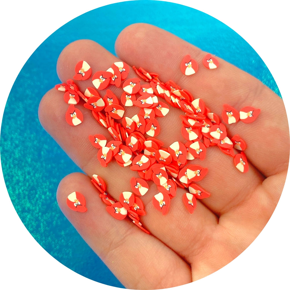 Happy Bird Fimo Slices - Slime Fimo Slices - Shop Slime Supplies