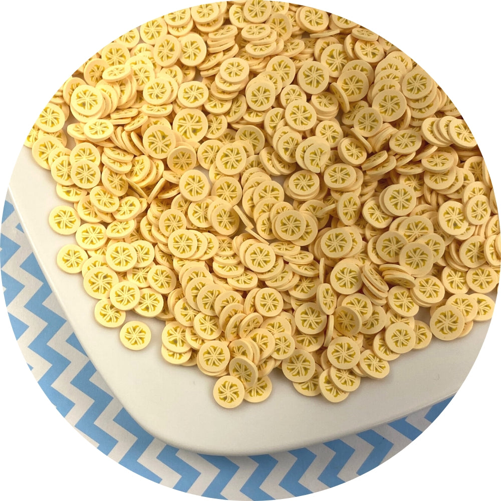 Jumbo Banana Fimo Slices