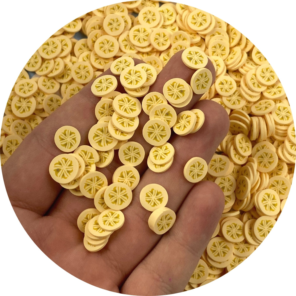 Jumbo Banana Fimo Slices