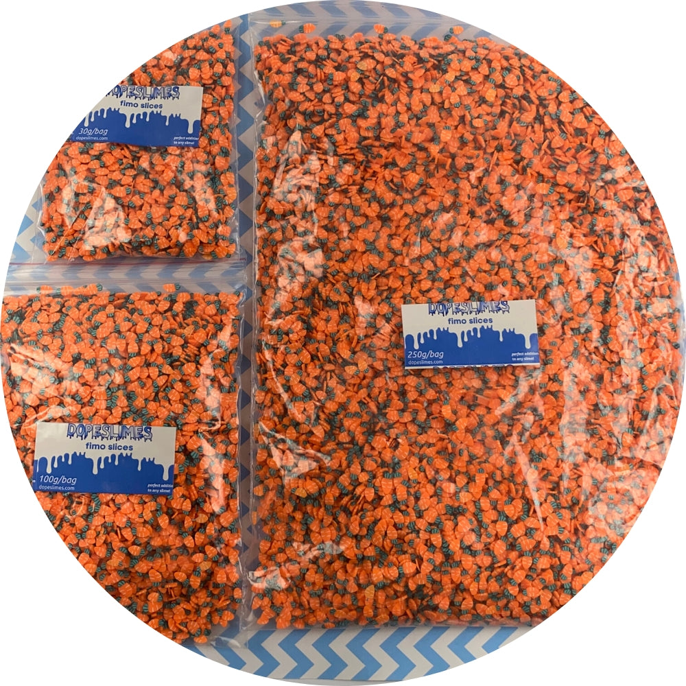 Carrot Fimo Slices