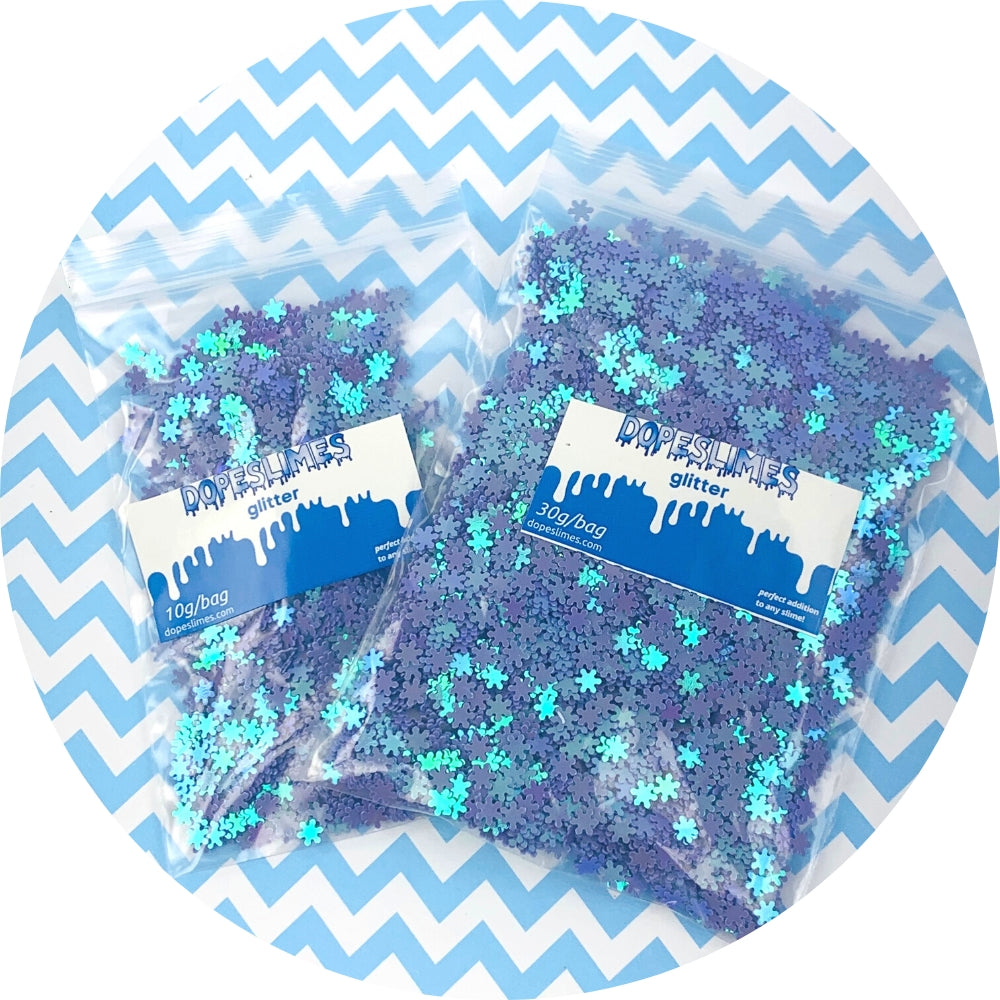 Holographic Snow Flakes - Buy Slimes & Craft Supplies