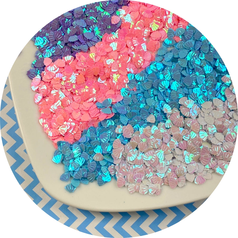 Sea Shell Glitter - 4 Colors!
