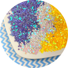 Holographic Snow Flakes - 3 colors!