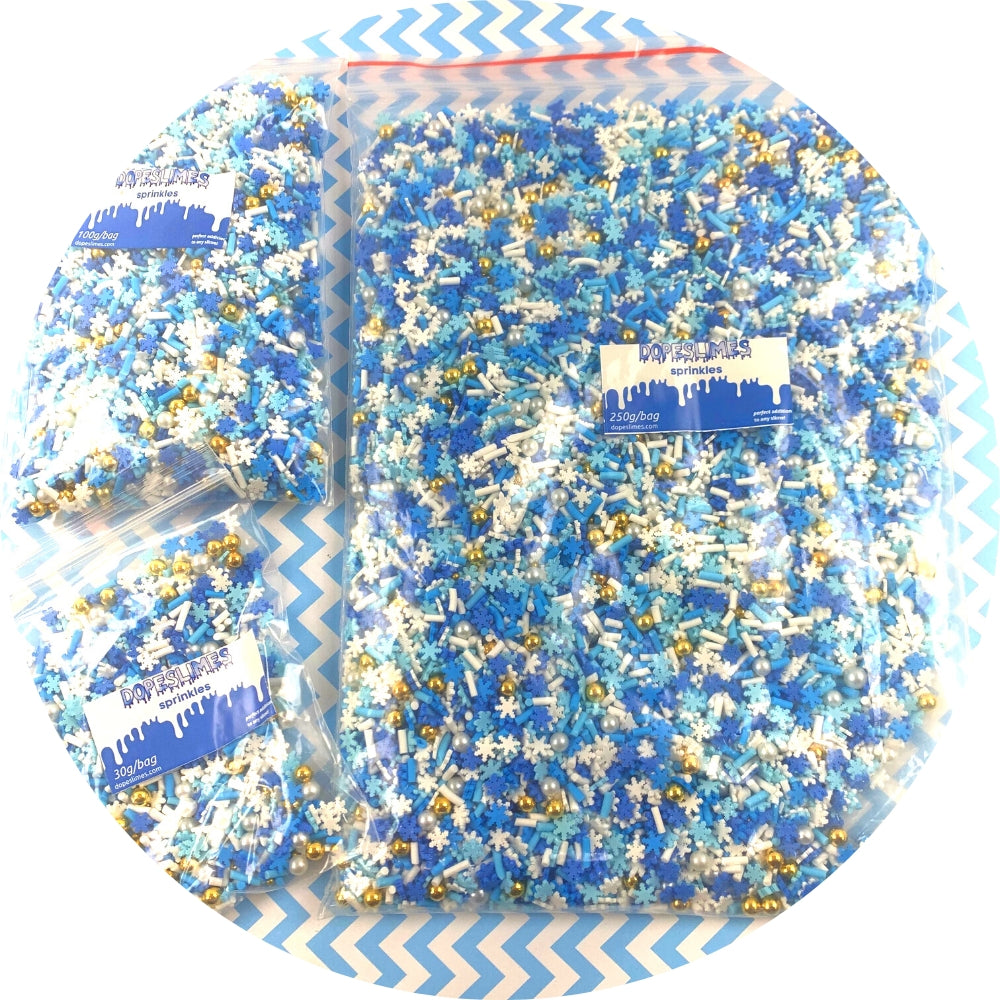 Winter Frost Sprinkle Mix - Shop Slime Supplies - Dope Slimes