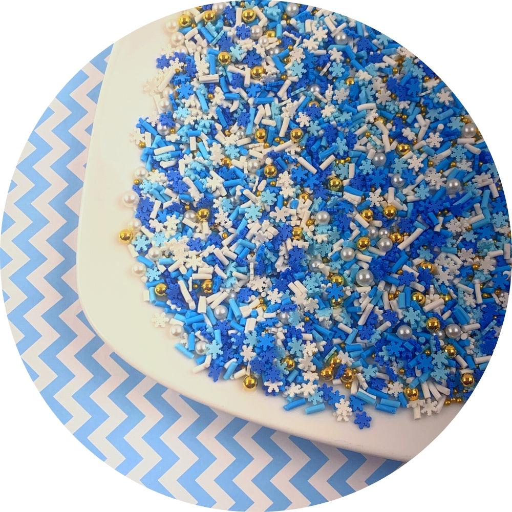 Winter Frost Sprinkle Mix - Shop Slime Supplies - Dope Slimes