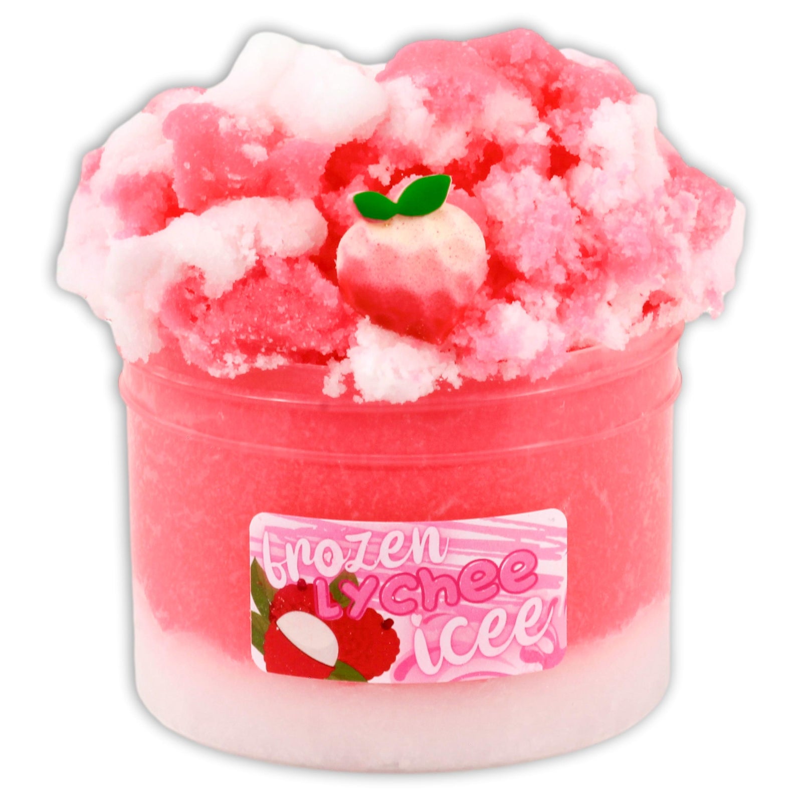 Frozen Lychee Icee  Slime - Shop Slime - Dope Slimes