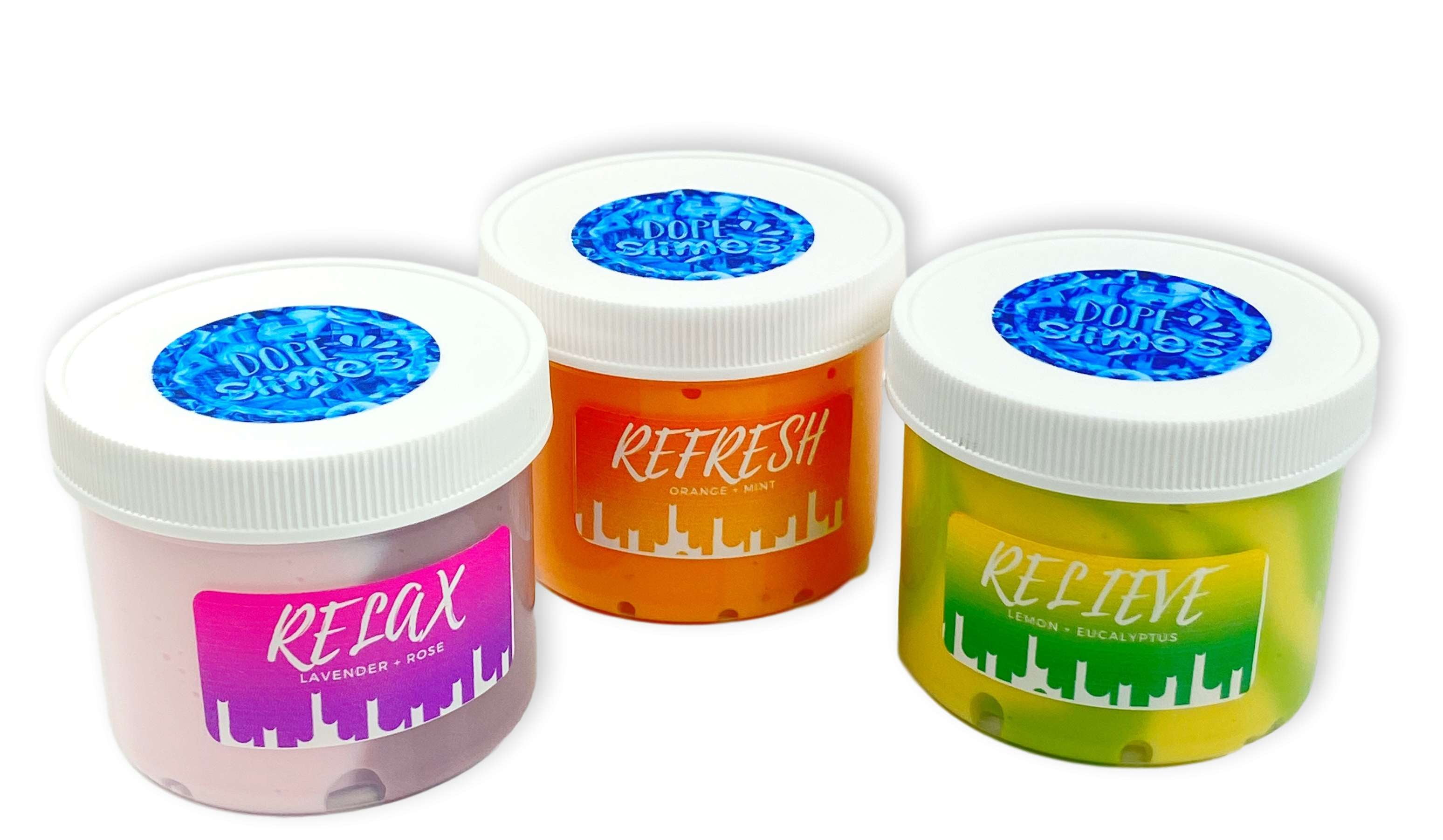 Aromatherapy memoryDOUGH Trio! Slime - Shop Slime - Dope Slimes