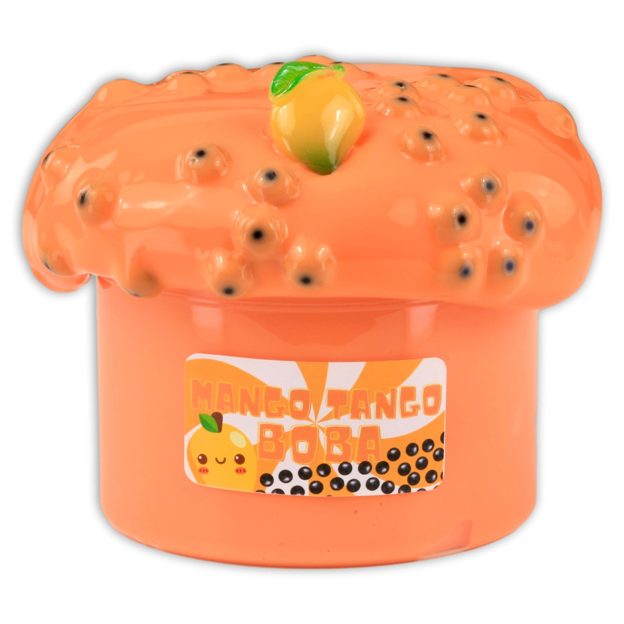 Mango Tango Boba Thick Slime - Shop Slime - Dope Slimes