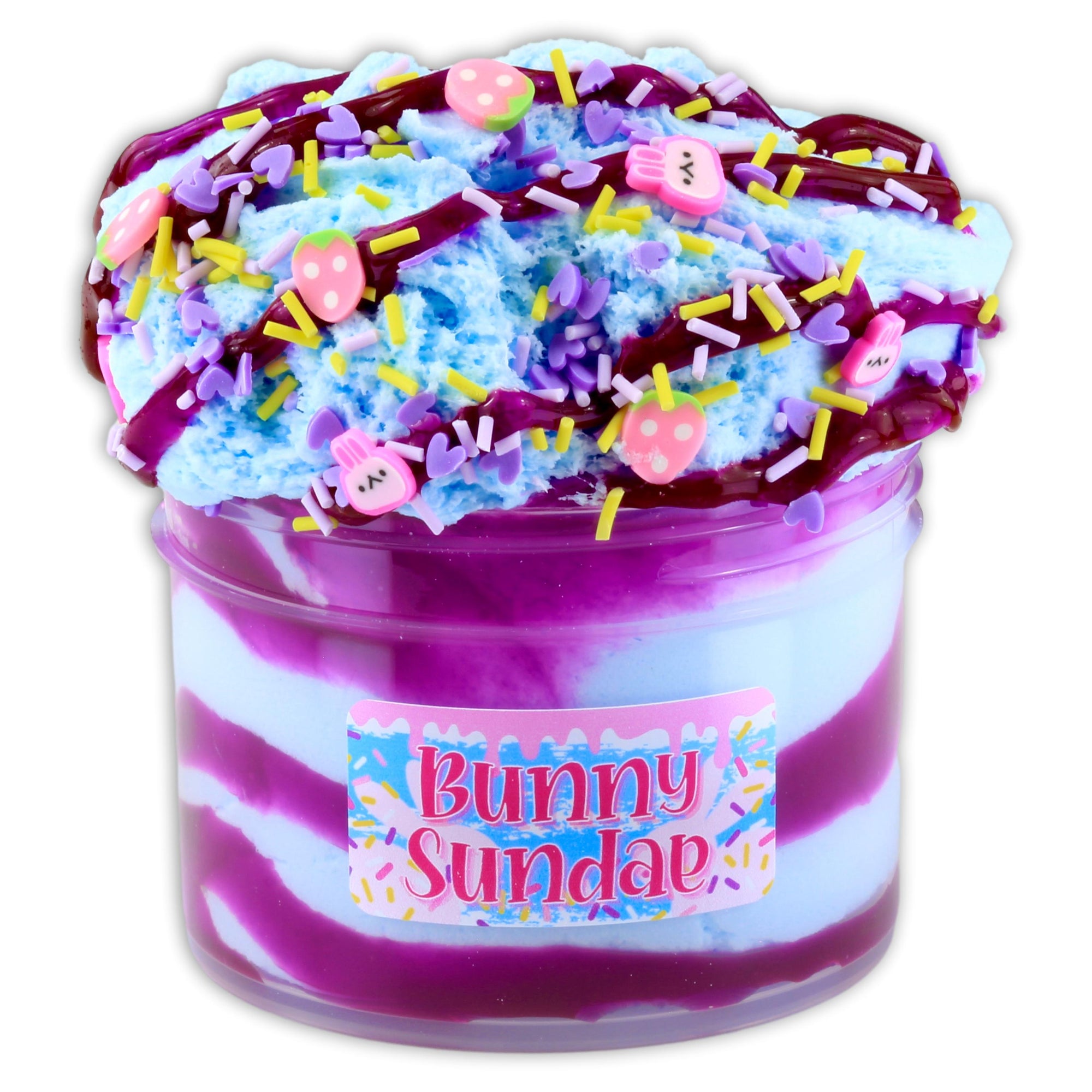 Bunny Sundae Easter Ice-Cream Textured Slime - Shop Slime - Dope Slimes