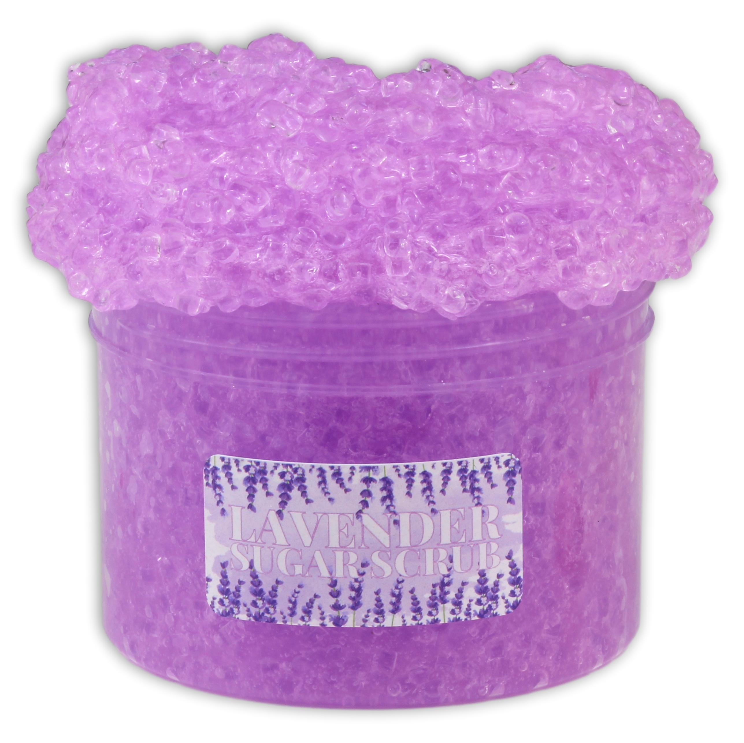 Lavender Sugar Scrub Slime - Shop Slime - Dope Slimes