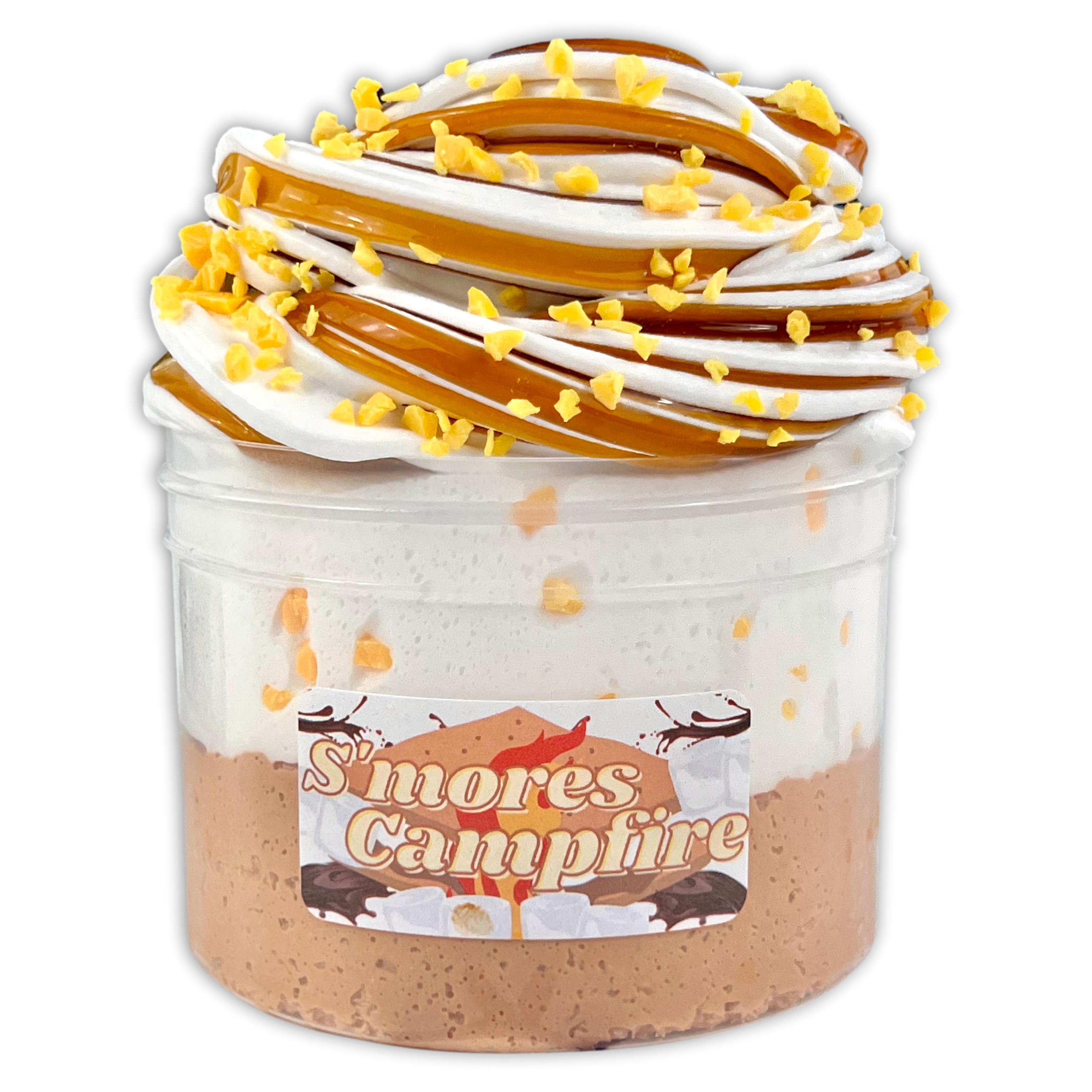 S'mores Campfire Hybrid Slime - Shop Slime - Dope Slimes