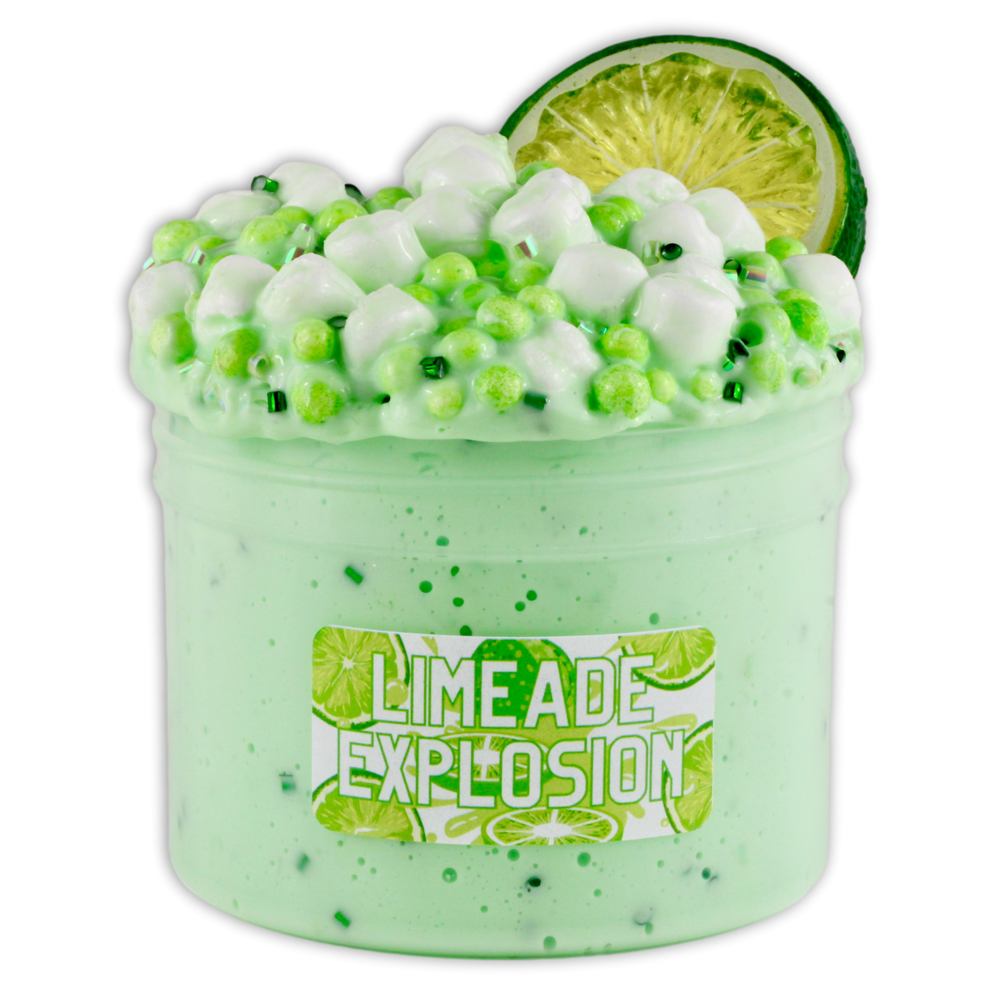 Limeade Explosion Floam Slime - Shop Slime - Dope Slimes
