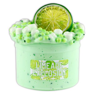 Limeade Explosion Floam Slime - Shop Slime - Dope Slimes