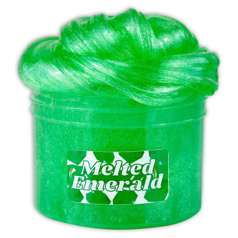 Melted Emerald Clear Slime - Shop Slime - Dope Slimes