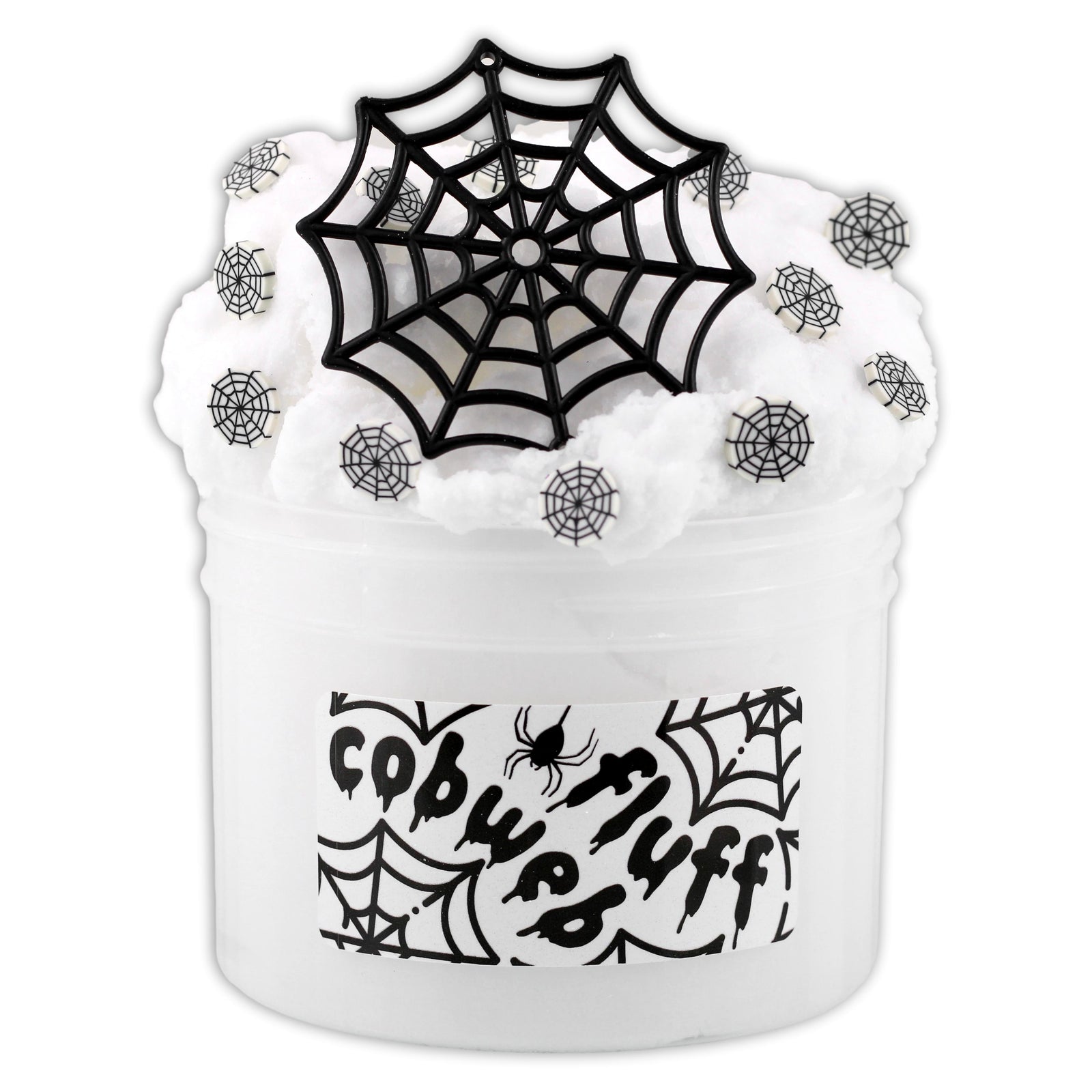 Cobweb Fluff Cloud Slime - Shop Halloween Slime - Dope Slimes