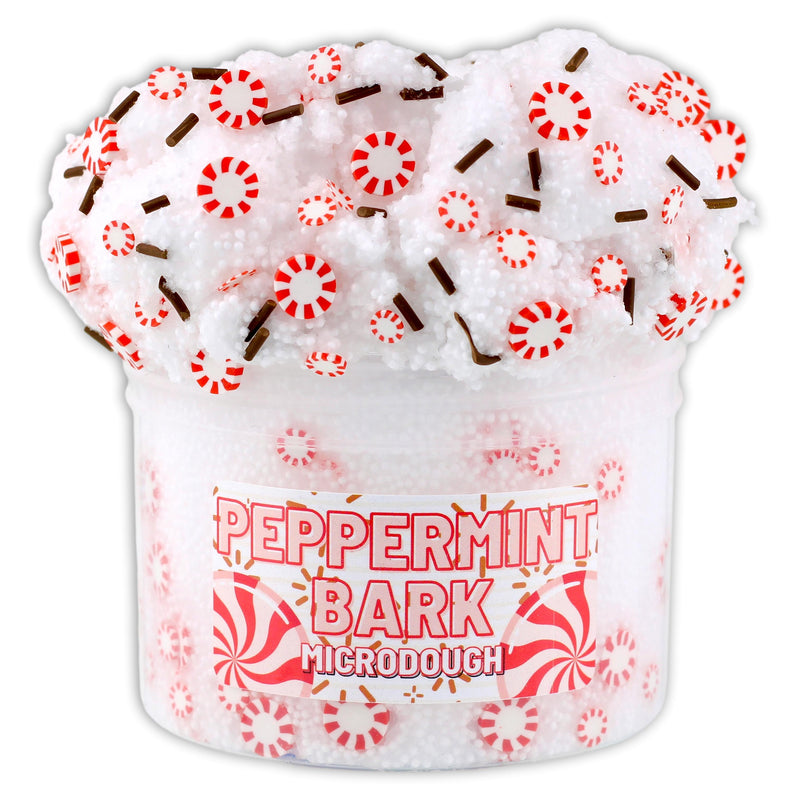 Peppermint Bark microDOUGH Slime - Shop Christmas Slimes - DOPESLIMES