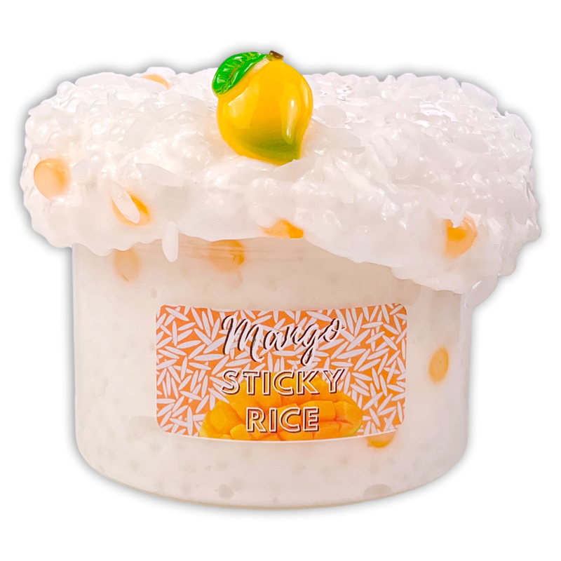 Mango Sticky Rice Slushee Slime - Shop Slime - Dope Slimes