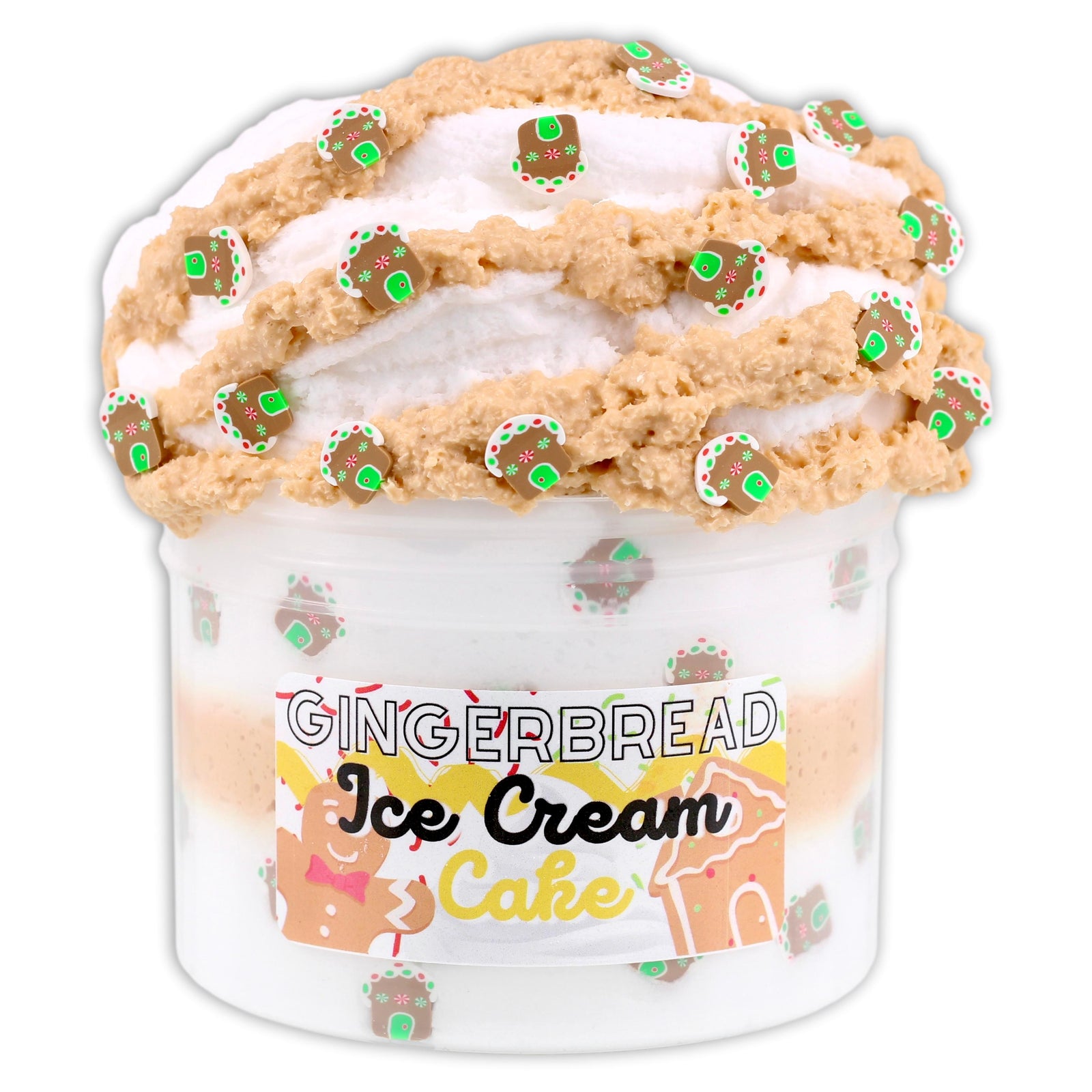 Gingerbread Ice-Cream Cake Slime - Shop Slime - Dope Slimes