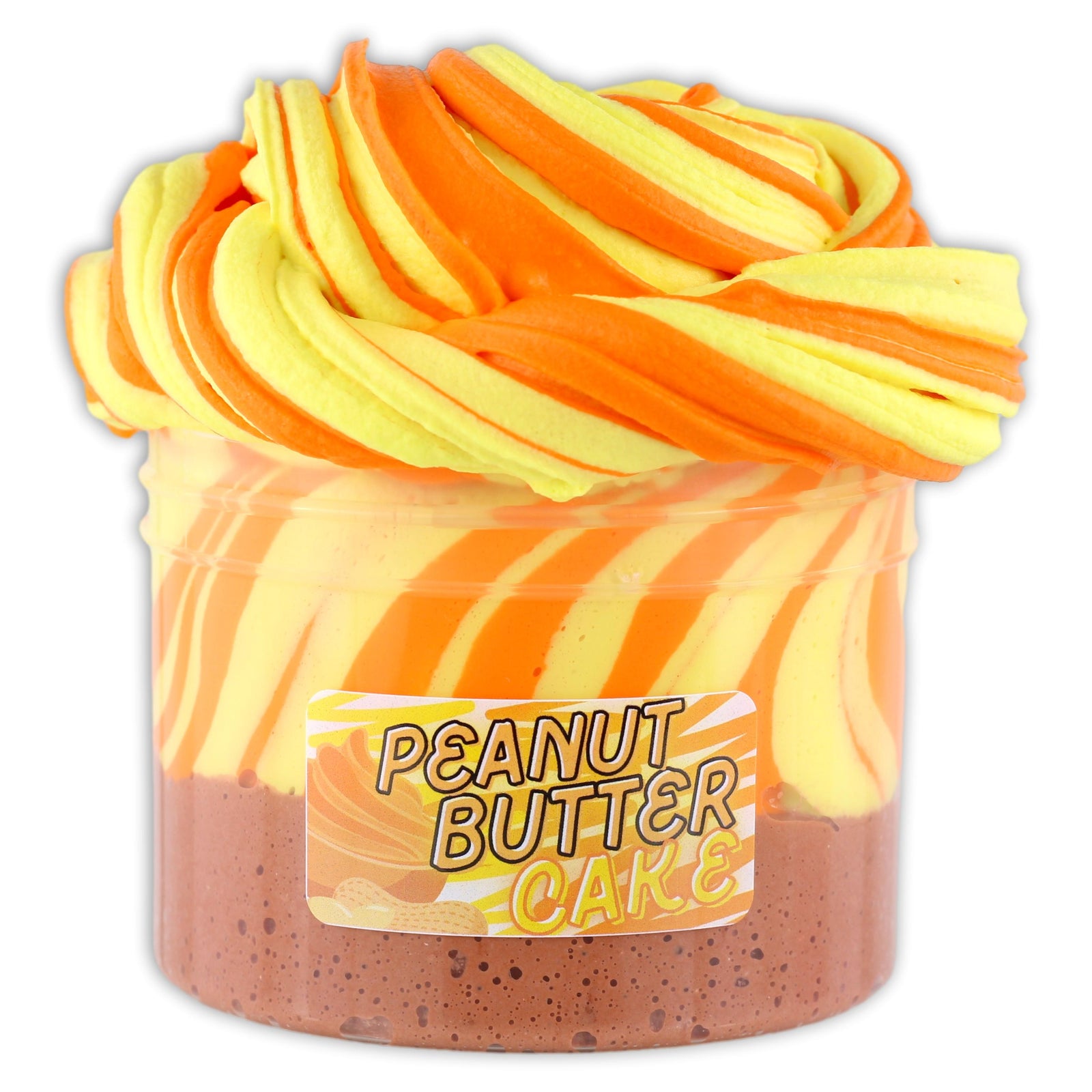 Peanut Butter Cake Snow Fizz Butter Slime - Shop Slime - Dope Slimes