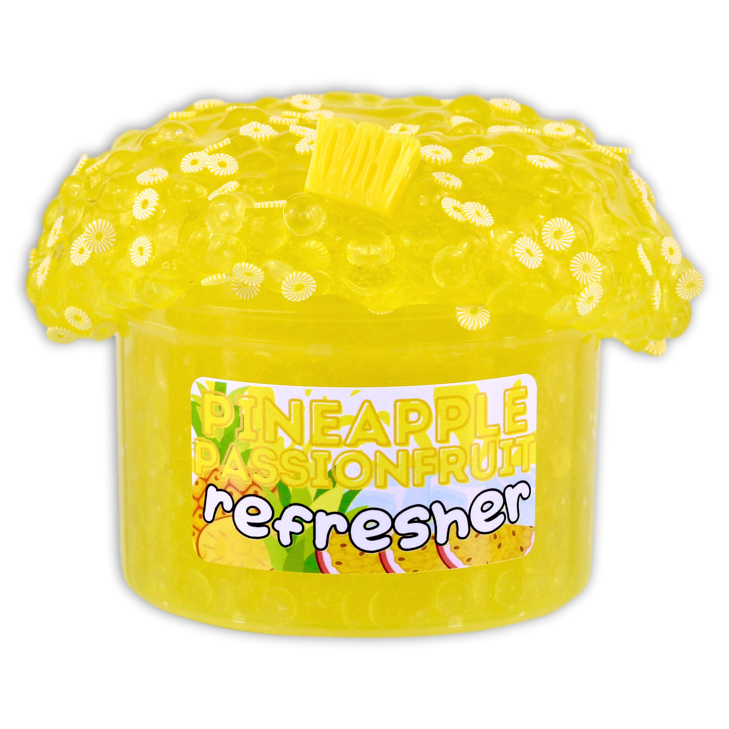 Pineapple Passionfruit Refresher Fishbowl Slime - Shop Dope Slimes