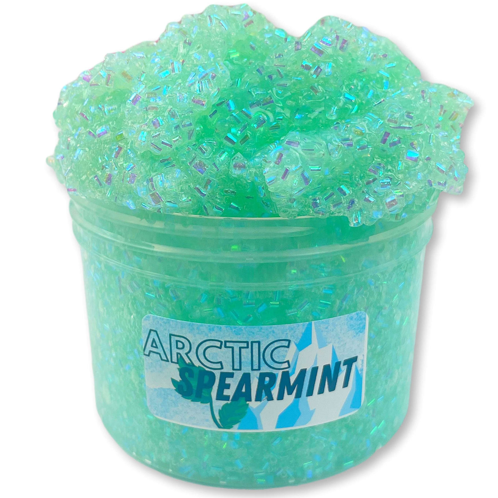 Arctic Spearmint Bingsu Bead Slime - Shop Slime - Dope Slimes