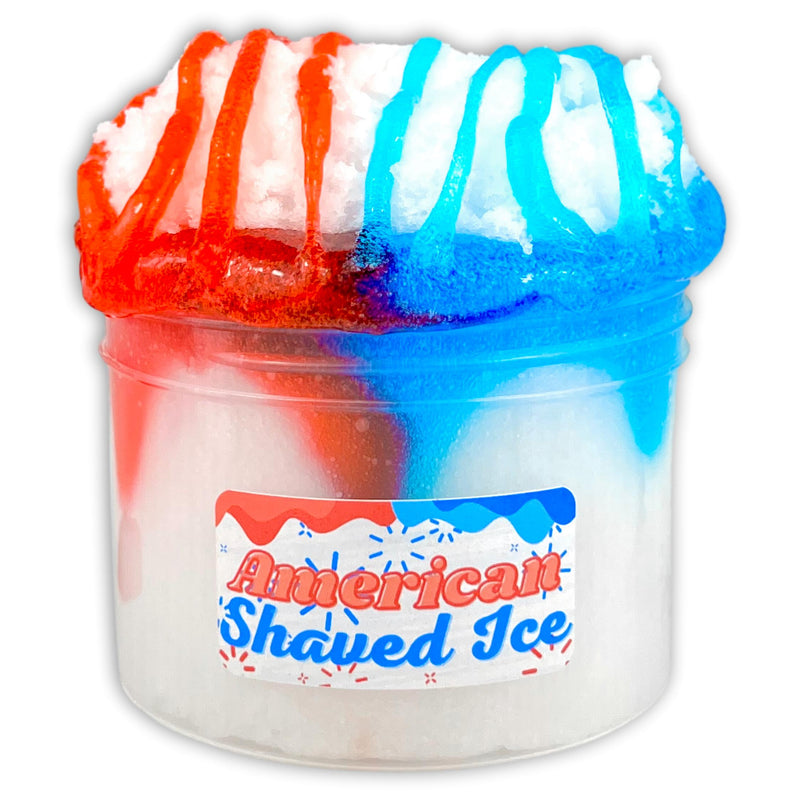 American Shaved Ice Icee Slime - Shop Slime - Dope Slimes - Forth of July