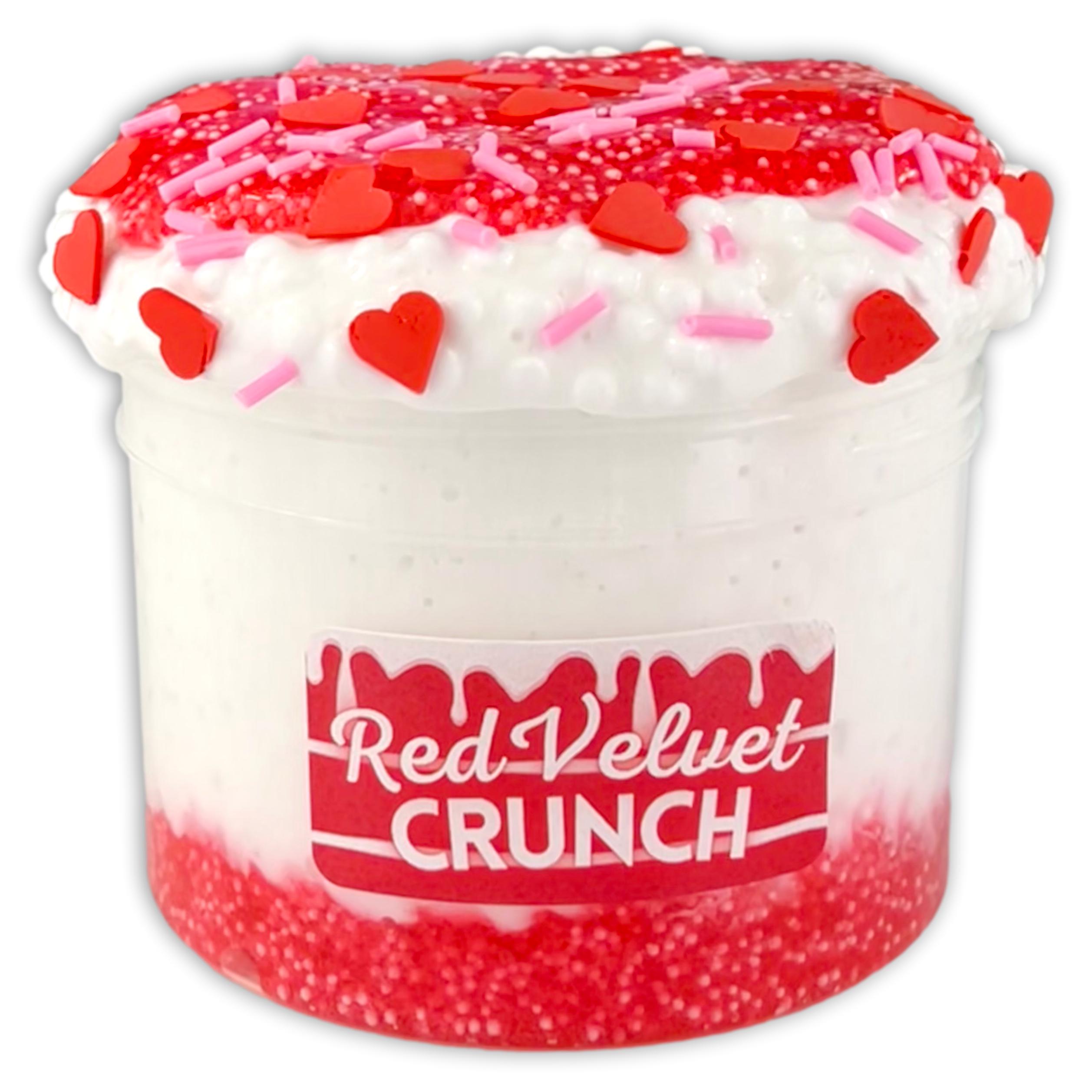 Red Velvet Crunch Floam Slime - Shop Slime - Dope Slimes