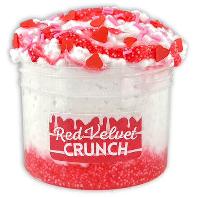 Red Velvet Crunch Floam Slime - Shop Slime - Dope Slimes