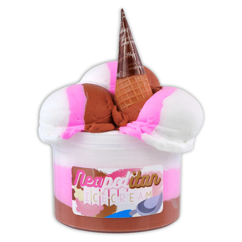 Neapolitan Ice-Cream Slime - Shop Slime - Dope Slimes