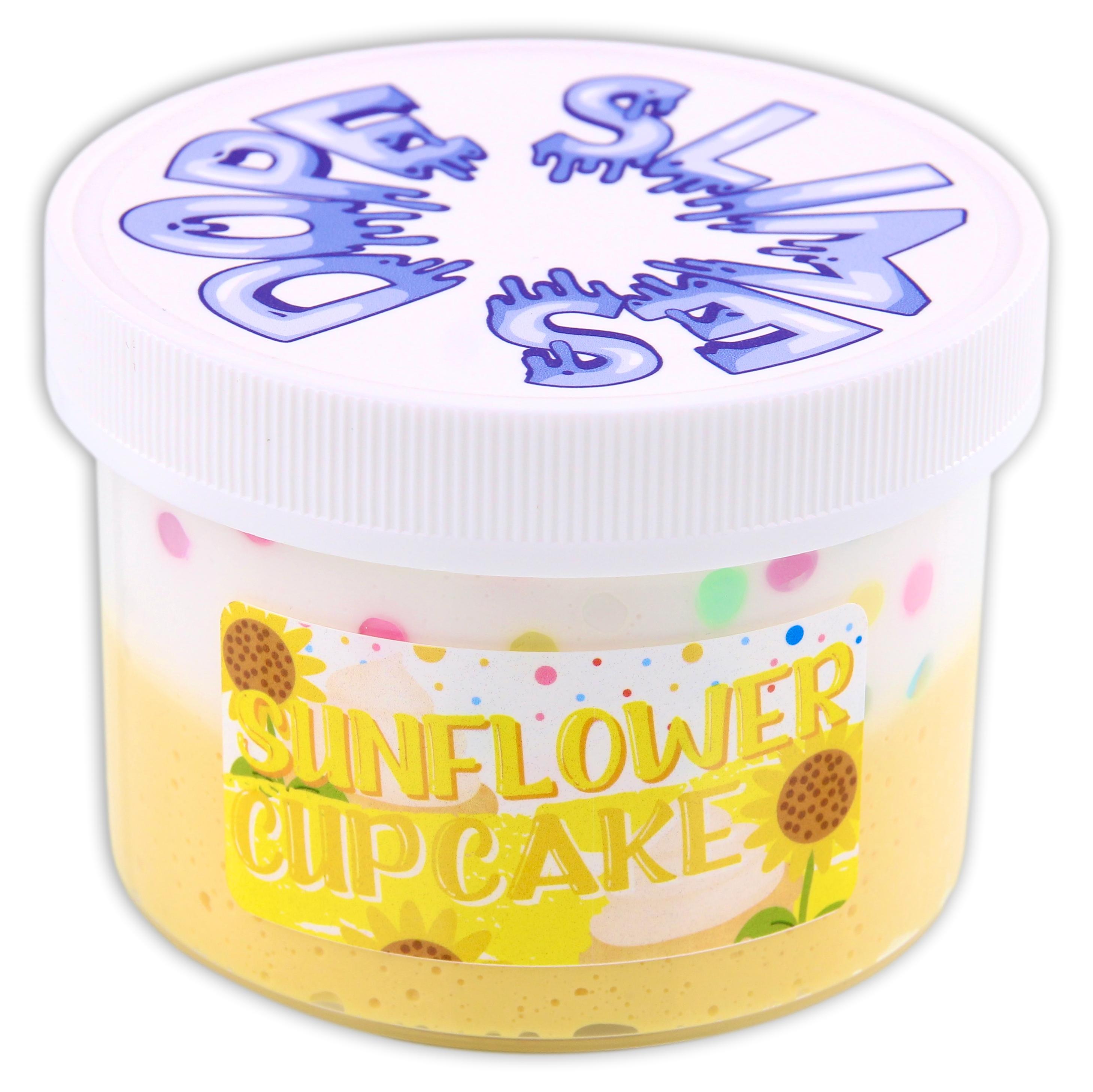 Sunflower Cupcake Hybrid Slime - Shop Slime - Dope Slimes
