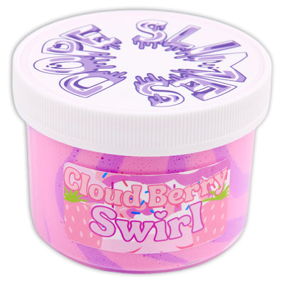 Cloud Berry Swirl Butter Slime - Shop Slime - Dope Slimes