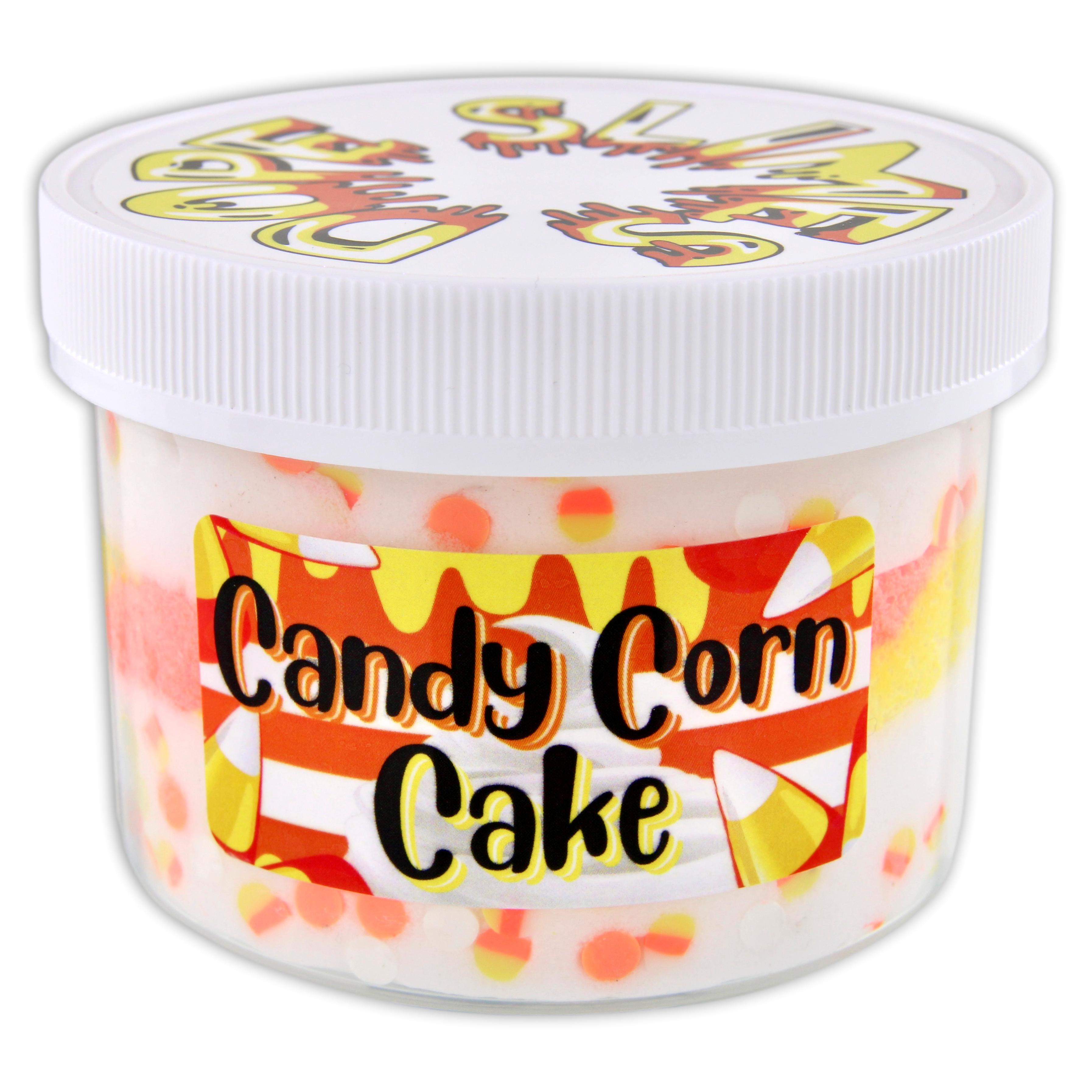 Candy Corn Cake Hybrid Slime - Shop Halloween Slime - Dope Slimes