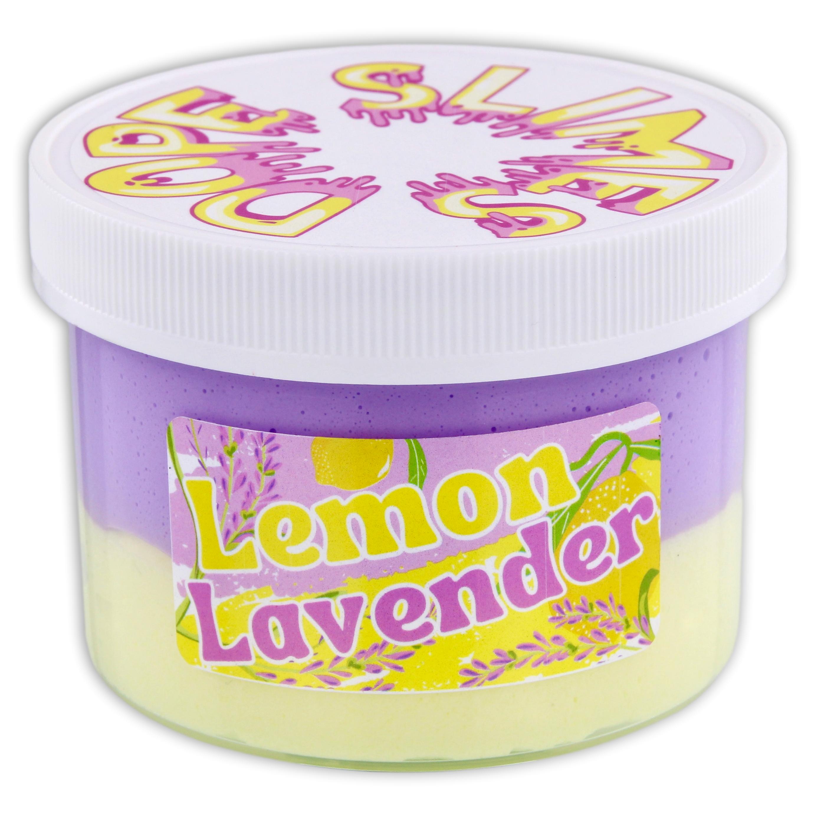 Lemon Lavender Cupcake Unique Texture Slime - Shop Slime - Dope Slimes