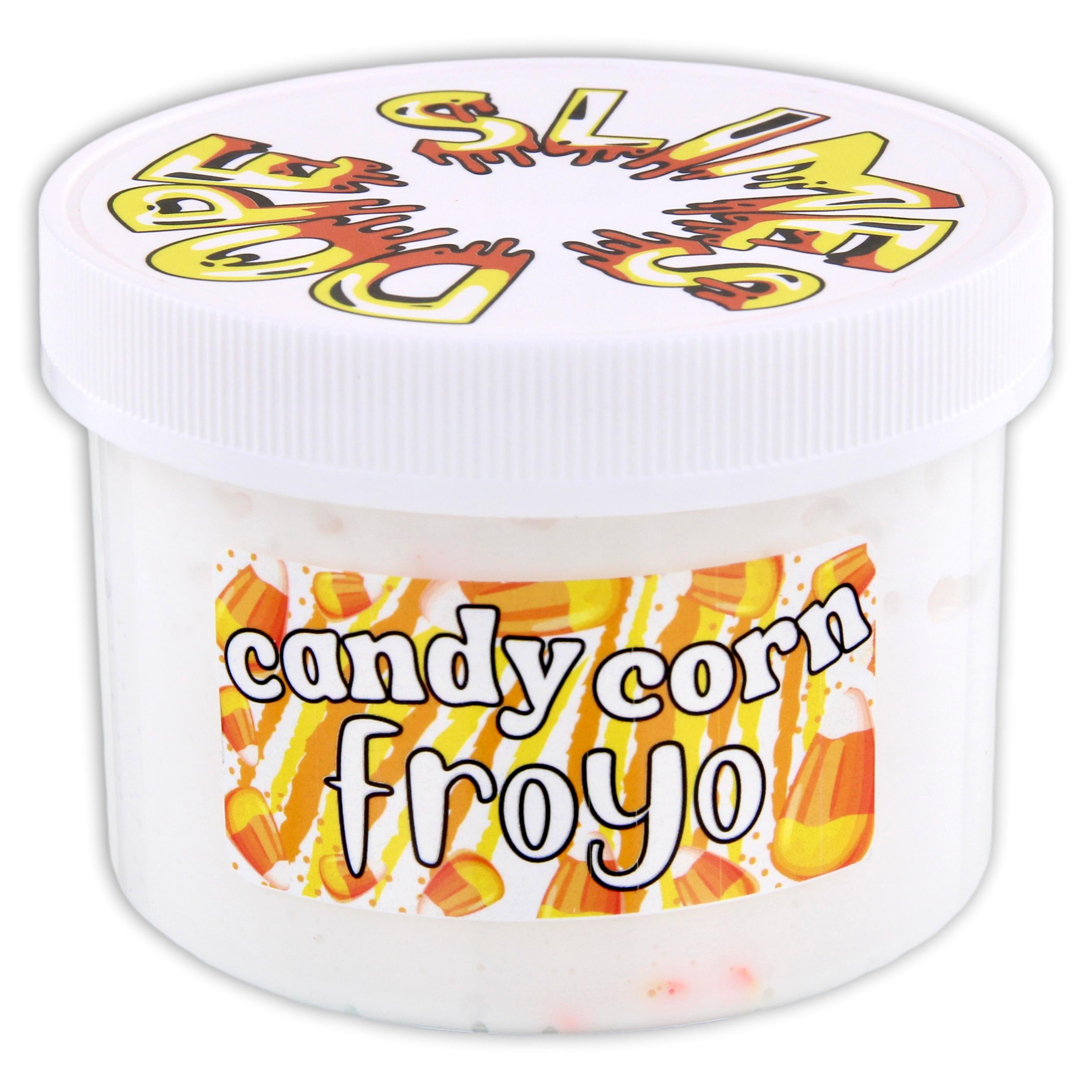 Candy Corn Froyo Floam Slime - Shop Halloween Slime - Dope Slimes
