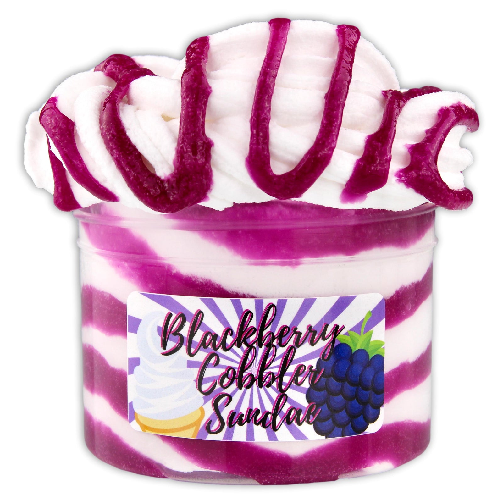 Blackberry Cobbler Sundae Slime - Shop Slime - Dope Slimes