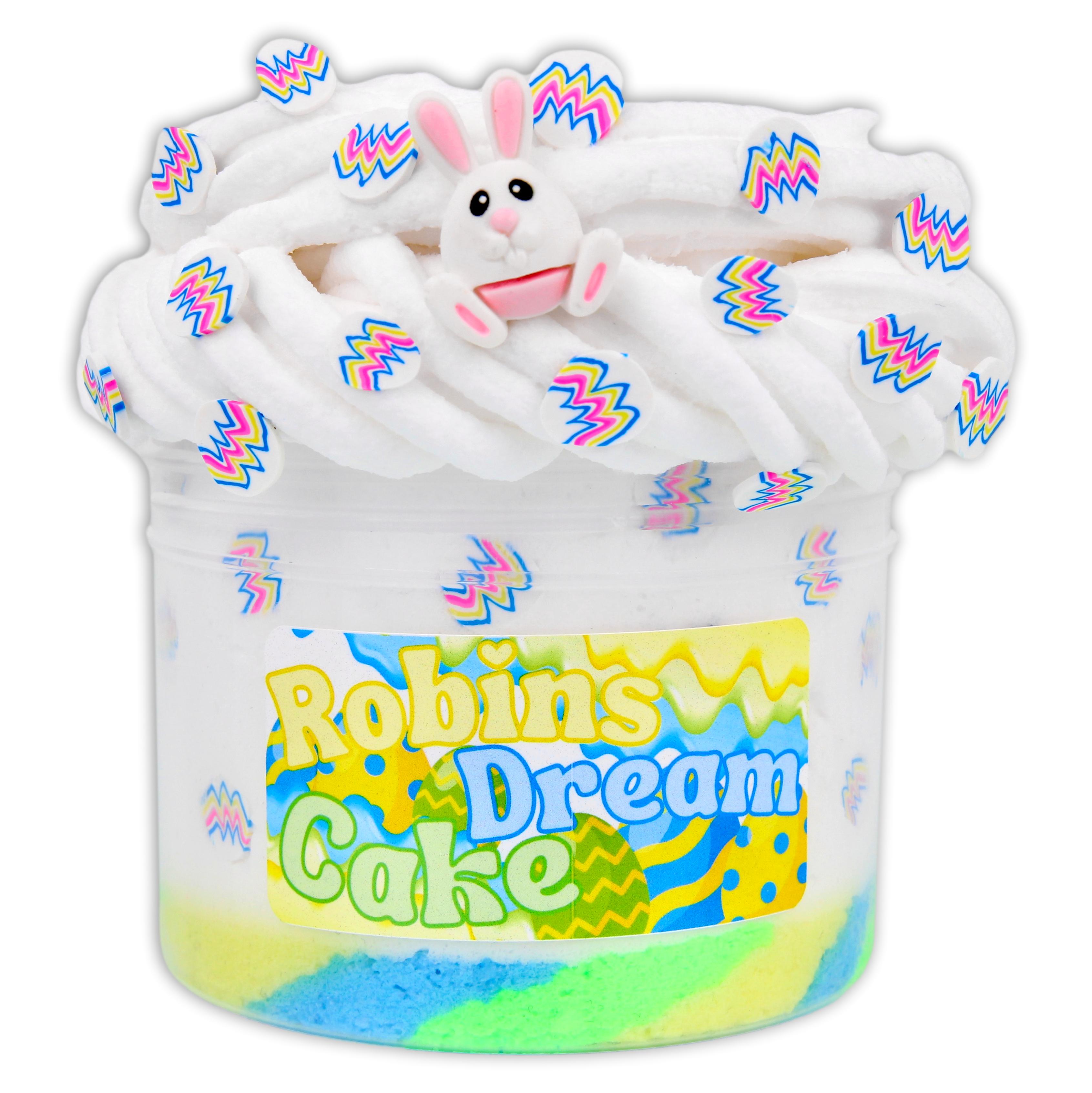 Robins Dream Cake Hybrid Easter Slime - Shop Slime - Dope Slimes