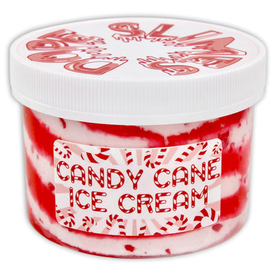 Candy Cane Ice Cream Slime - Shop Slime - Dope Slimes