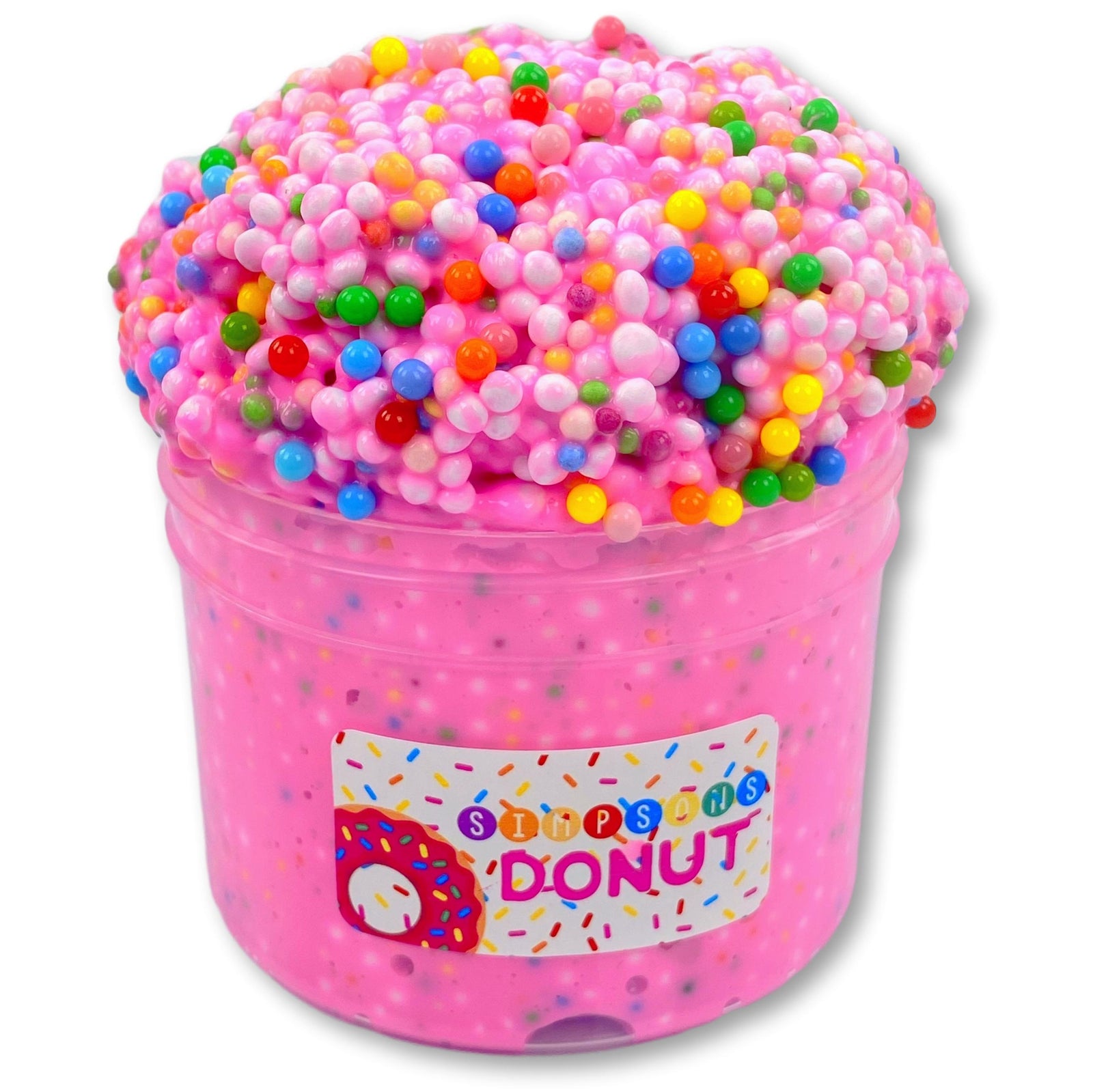 Simpson's Donut V2 Floam Slime - Shop Slime - Dope Slimes