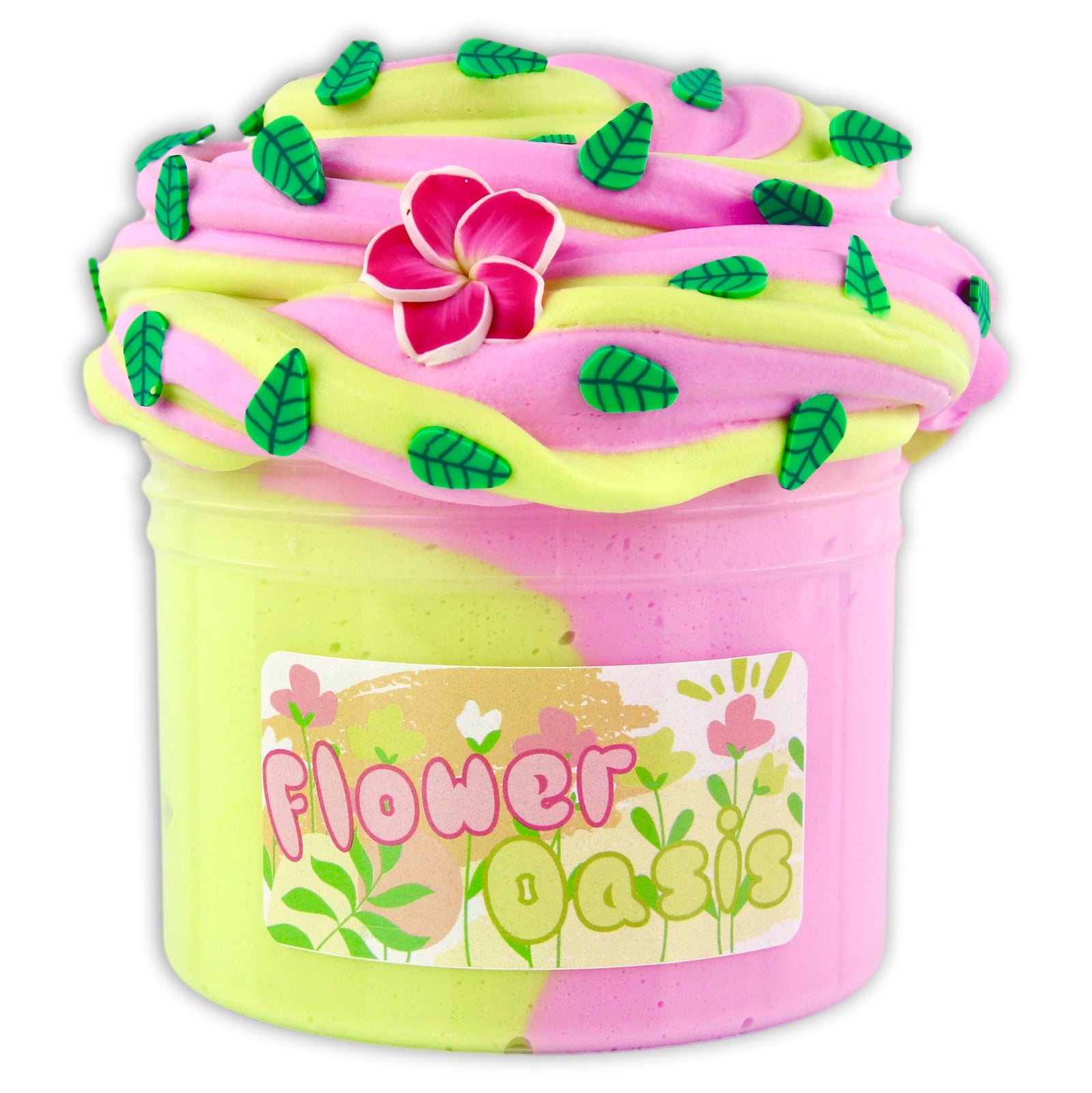 Flower Oasis Butter Slime - Shop Slime - Dope Slimes