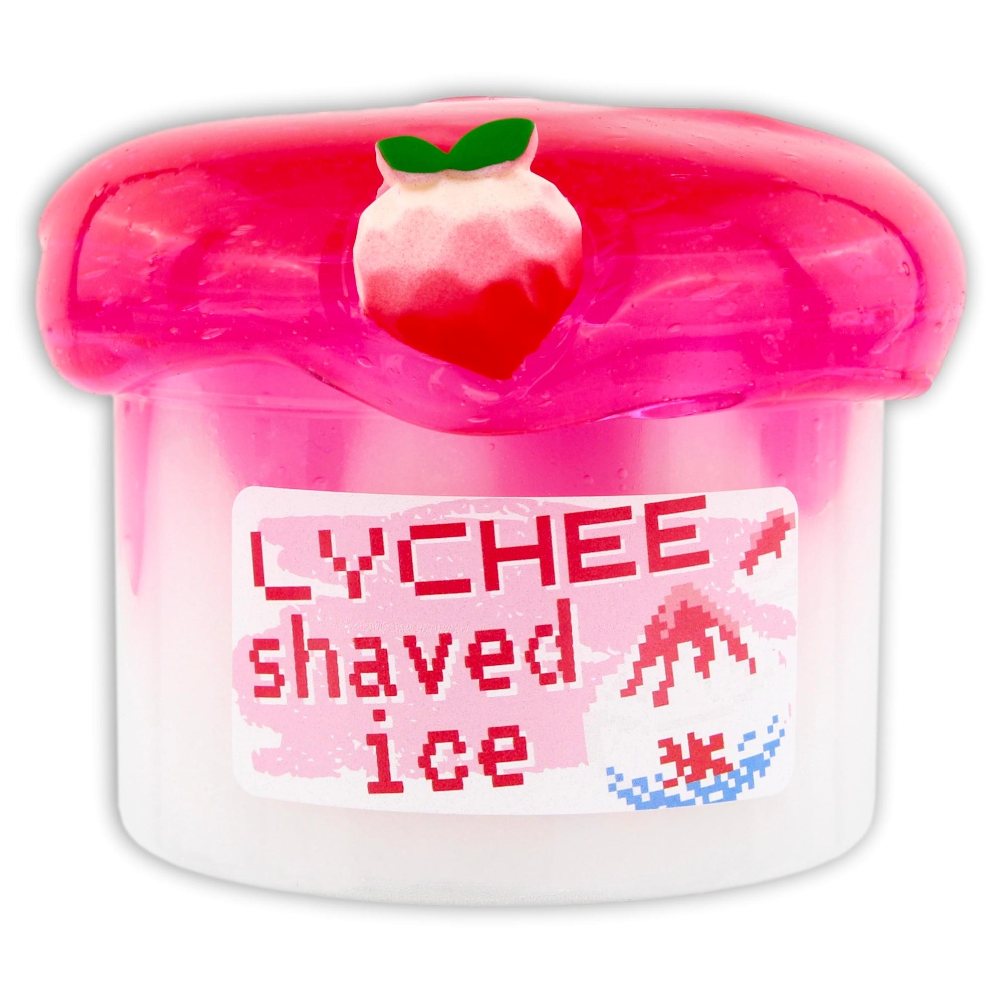 Lychee Jelly Boba Jelly Cube Slime - Shop Slime - Dope Slimes