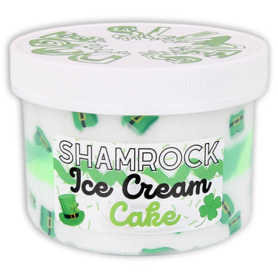 Shamrock Ice-Cream Cake Hybrid Slime - Shop Slime - Dope Slimes