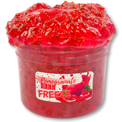 Pomegranate Seed Freeze Clear Bingsu Slime - Shop Slime - Dope Slimes