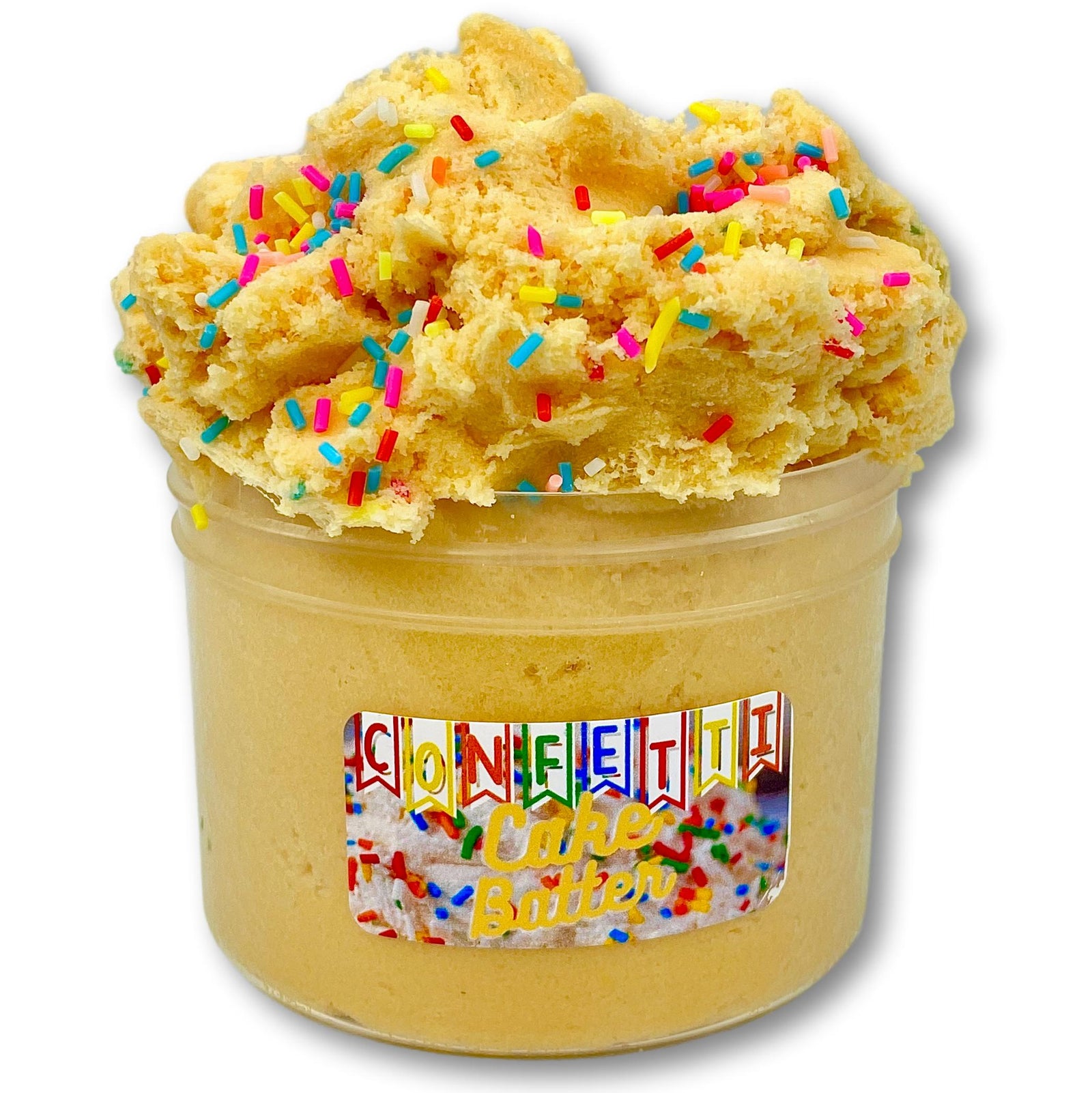 Confetti Cake Batter Cloud Slime Scented - Buy Slime - Dope Slimes