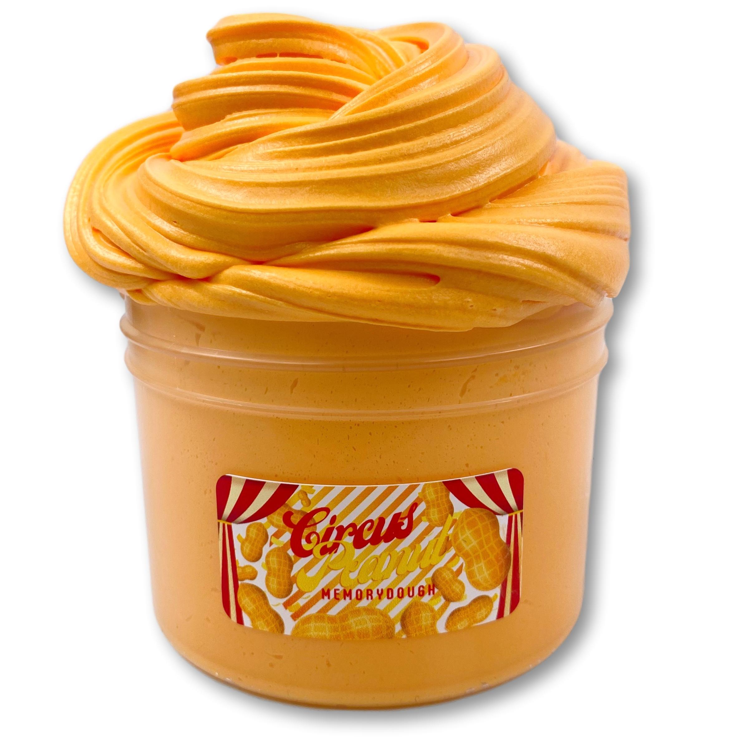 Circus Peanut memoryDOUGH® Slime - Shop Slime - Dope Slimes