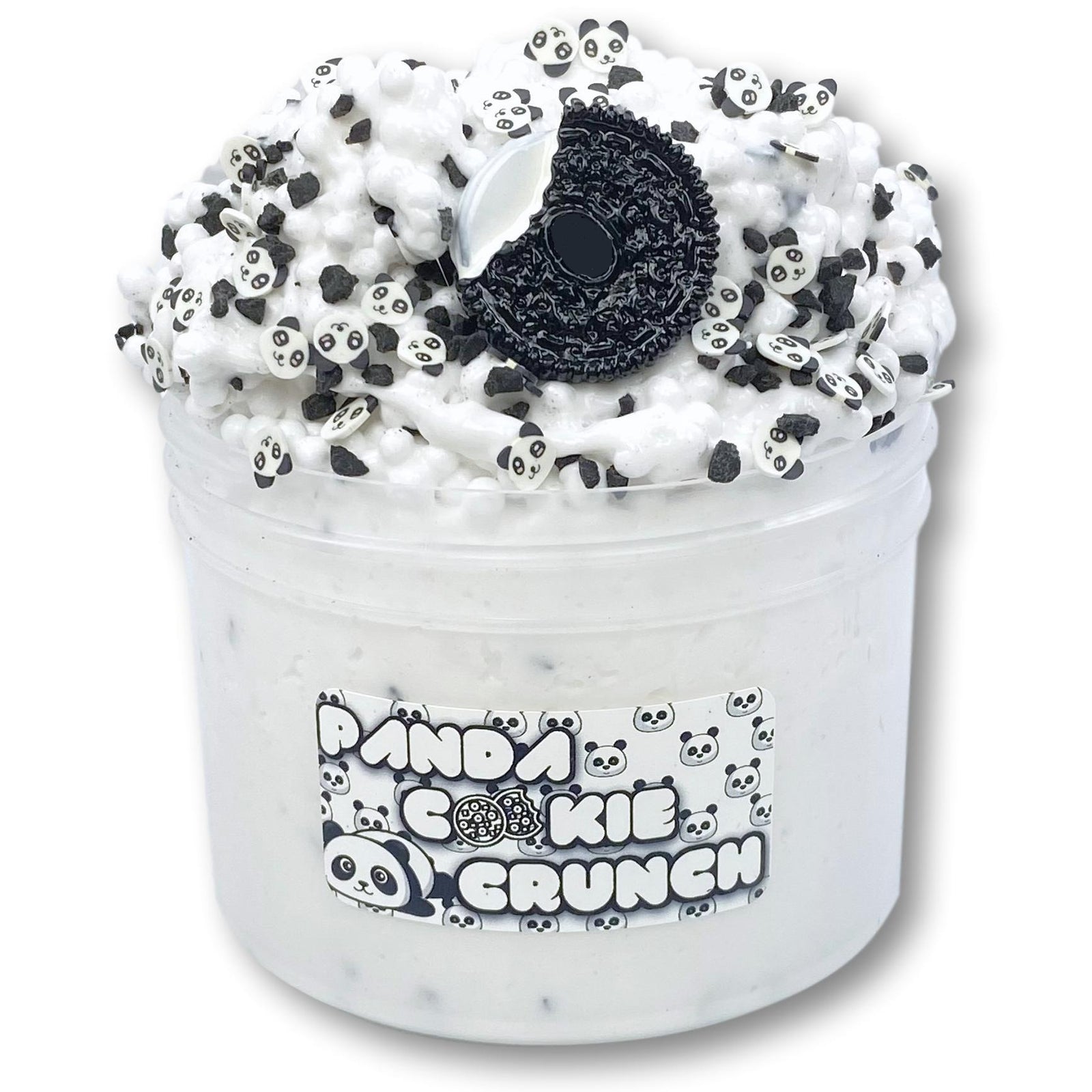 Panda Cookie Crunch Floam Slime - Shop Slime - Dope Slimes