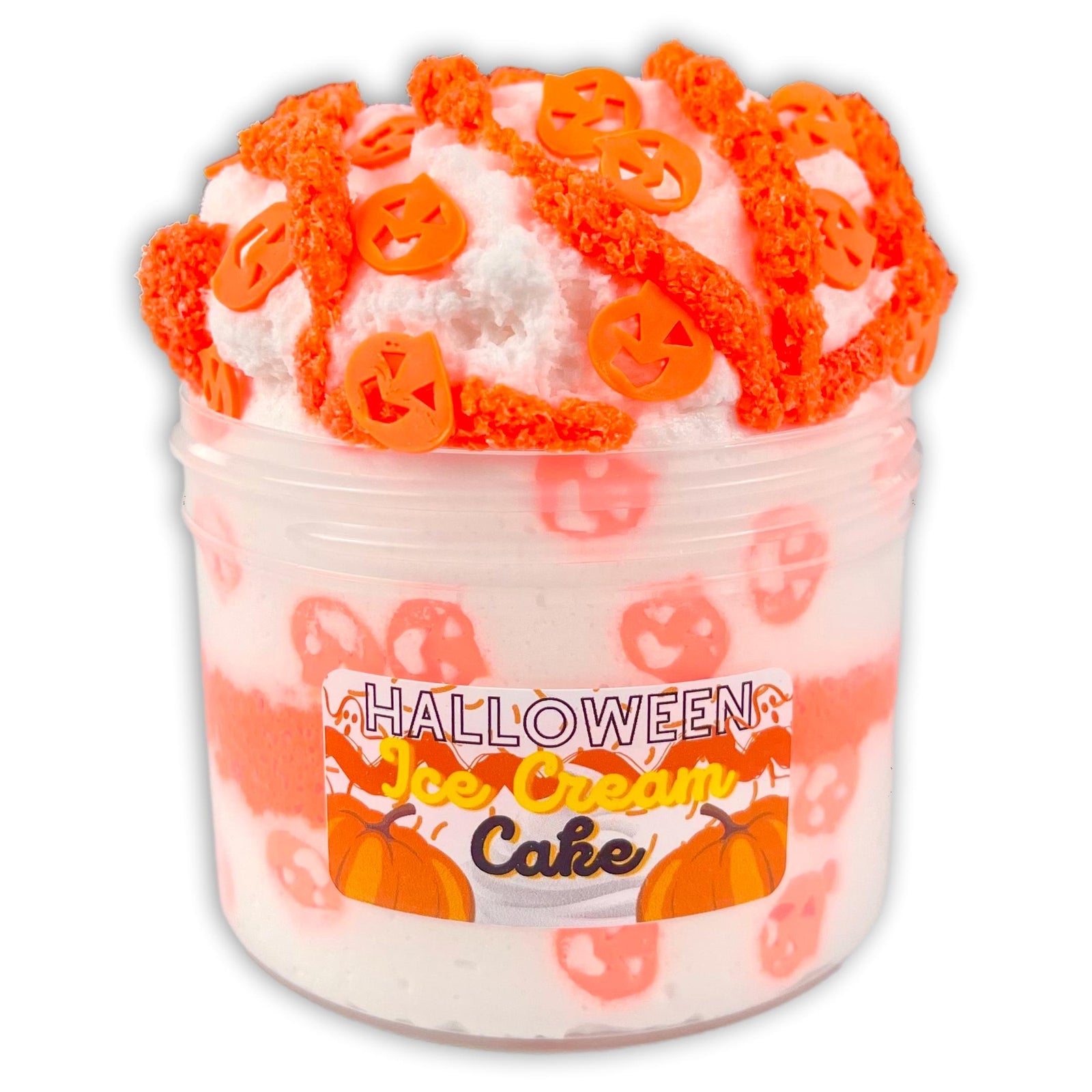Halloween Ice-Cream Cake Slime - Shop Slime - Dope Slimes