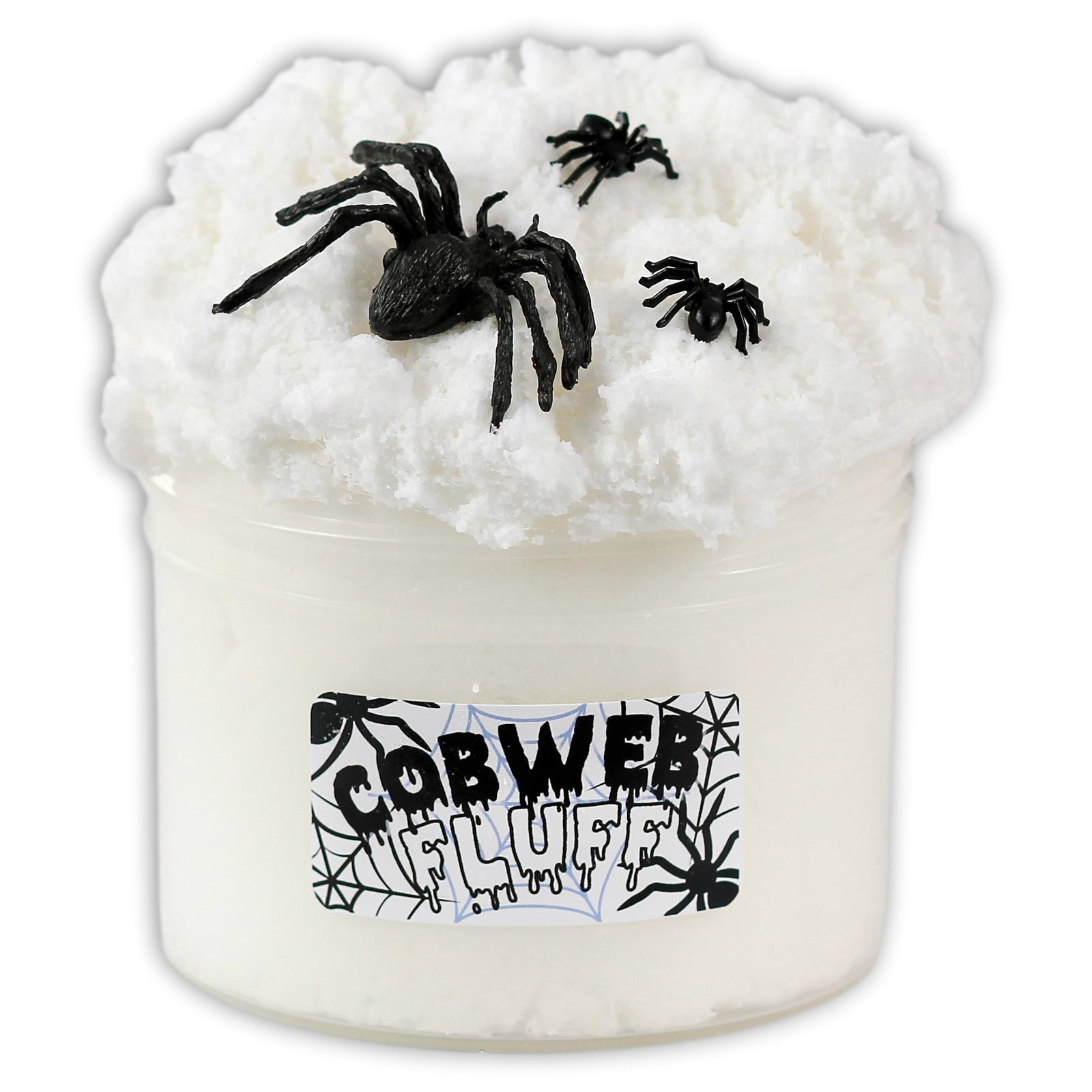 Cobweb Fluff Halloween Cloud Slime - Shop Slime - Dope Slimes